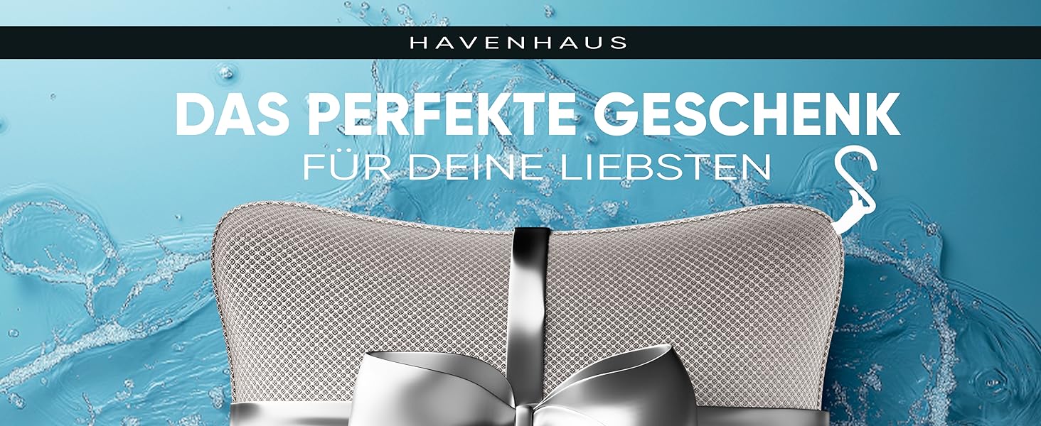 Преміум подушка для ванни Havenhaus сірого кольору | Подушка для ванни швидковисихаюча з великими присосками для надійного кріплення | Подушка для ванни для підтримки шиї, яку можна прати | Маленька подушка для ванни для оптимального розслаблення шиї сірого кольору