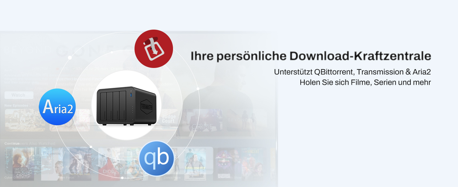 TERRAMASTER F2-425: 2-Bay NAS з Intel x86 Quad-Core CPU, 4 GB RAM, 2.5 GbE LAN – Мережевий сховище для дому (без жорсткого диска)