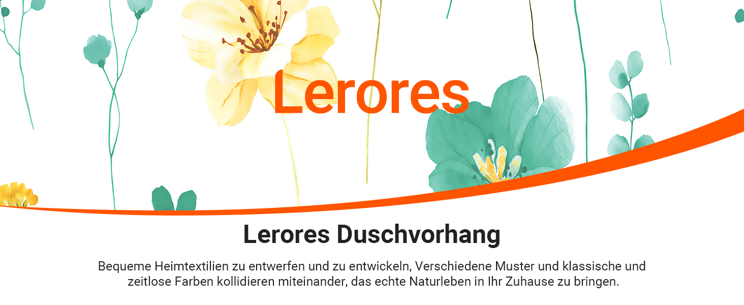 Штора для ванної кімнати 240x200 см, квіти, антигрибкова, водовідштовхувальна, поліестер, з кільцями для душу (М'ятний)