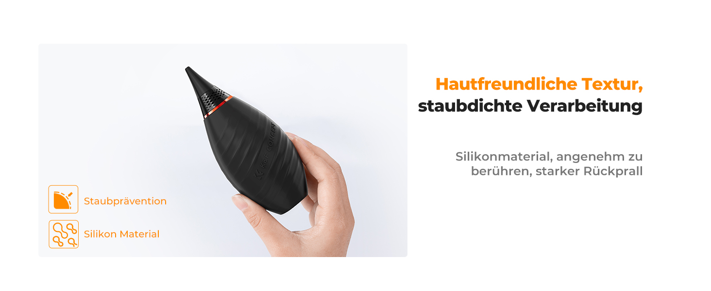 Набір для чищення фото- та відеокамер K&F Concept 10-в-1: об'єктиви, смартфони, сенсори. З мікрофіброю, повітряним насосом та рідиною для чищення.