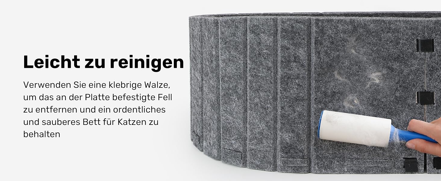 Кразбокс для котів FUKUMARU: диван з картону та фетру, 61 см, сірий