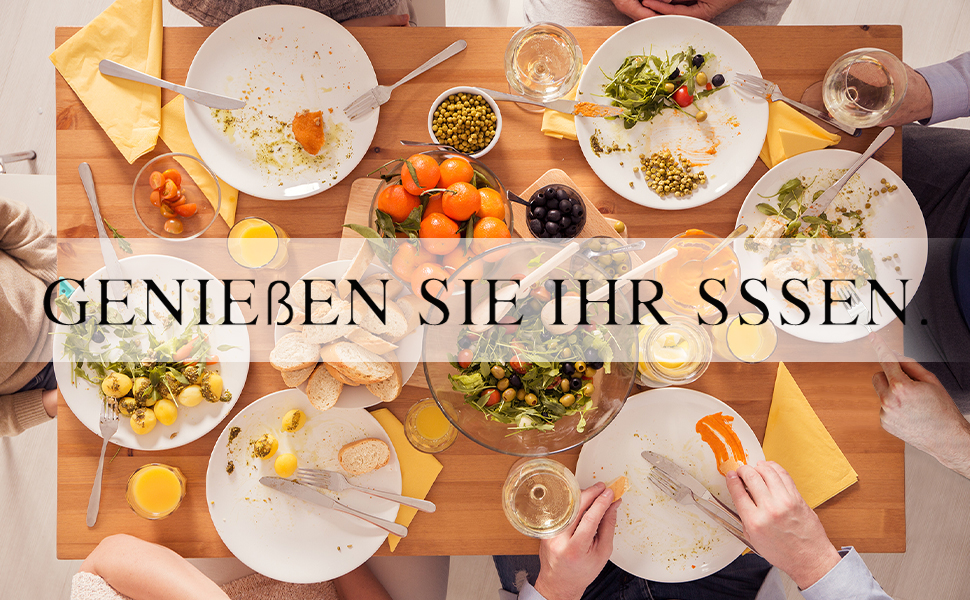 Набір столових приборів KitchenBoss на 6 осіб (30 предметів), нержавіюча сталь, придатний для миття в посудомийній машині, сріблястий