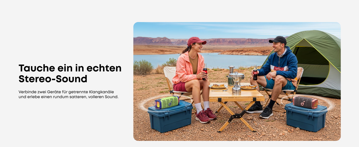 Портативна Bluetooth колонка Soundcore Boom 3i Anker: Водонепроникна (IP68), 50W, BassUp 2.0, до 16 годин, з підсвіткою та TWS, зелений