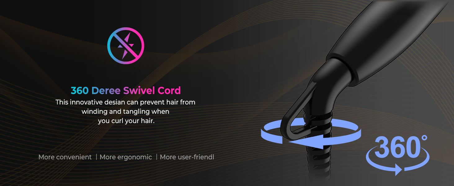 UKLISS Стайлер для волосся 6-в-1 Airbrush | Професійний набір Air Styler - 1000W | Фен-щітка, плойка, фен, для локонів, об'єму та випрямлення (Рожеве золото)