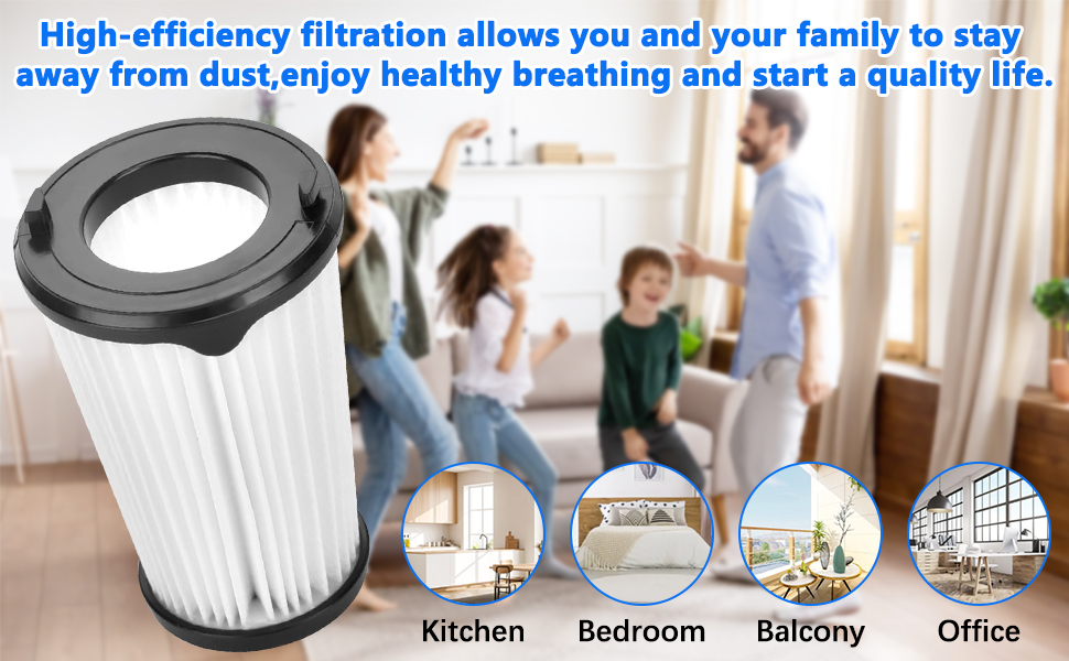 Замінні фільтри для пилососів AEG CX7, QX8 (8 шт.) - HEPA, з щіткою для чищення