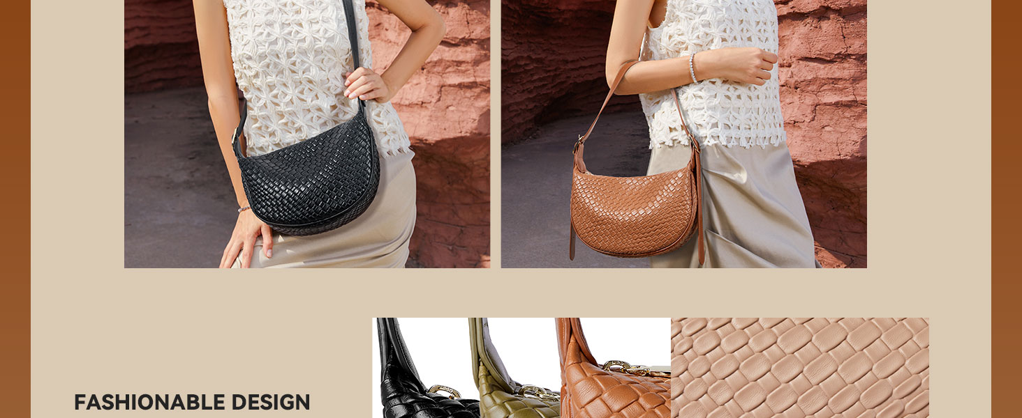 Сумка жіноча BOSTANTEN велика шопер з екошкіри, чорна/коричнева, на плече, елегантна сумка-хобо