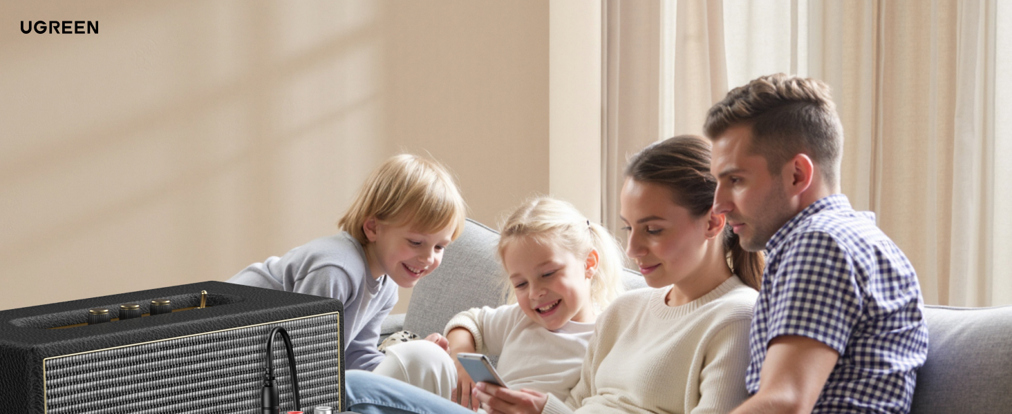 Адаптер Bluetooth 6.0 UGREEN з LDAC декодером, Hi-Res Audio, сумісний з колонками та автомагнітолами