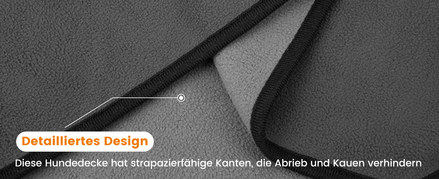 Водонепроникний коврик для собак PETTOM 152x127 см, м'який коврик для великих та маленьких собак, захисний коврик для дивана, ліжка, автокрісла, меблів - прання до 30°C (L, Сірий)