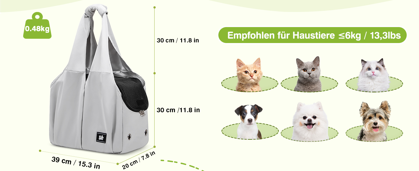 Чорна сумка-переноска для собак та котів ALLSOPETS - легка, дихаюча, для подорожей та відпочинку на природі