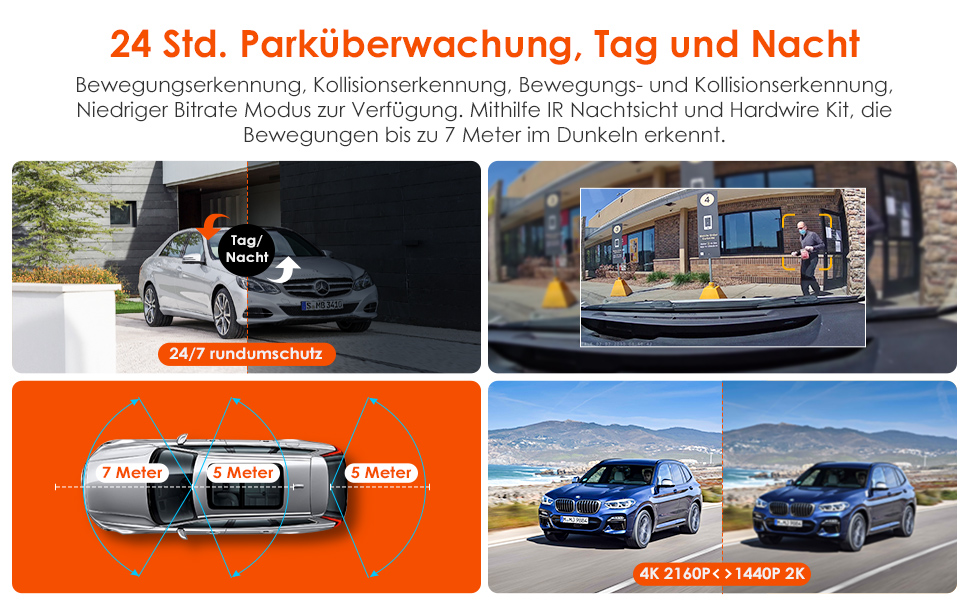 Відеореєстратор VANTRUE N4 з 3 об'єктивами 4K, 2.5K+ (передній/задній/внутрішній), HDR/30FPS, інфрачервона нічне бачення, 2.45” екран, стійкий до спеки, підтримка до 512GB