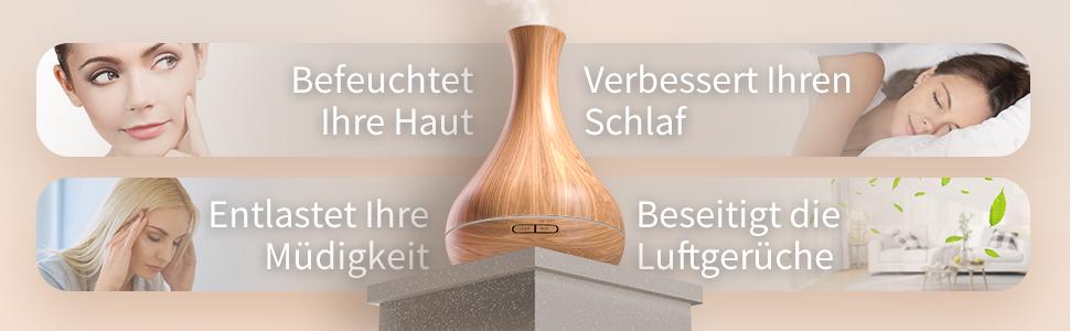 Розумний аромадифузор Meross Mini | 400 мл, RGB, керування через додаток, голосове керування | Сумісний з Apple Home, Alexa, Google Home