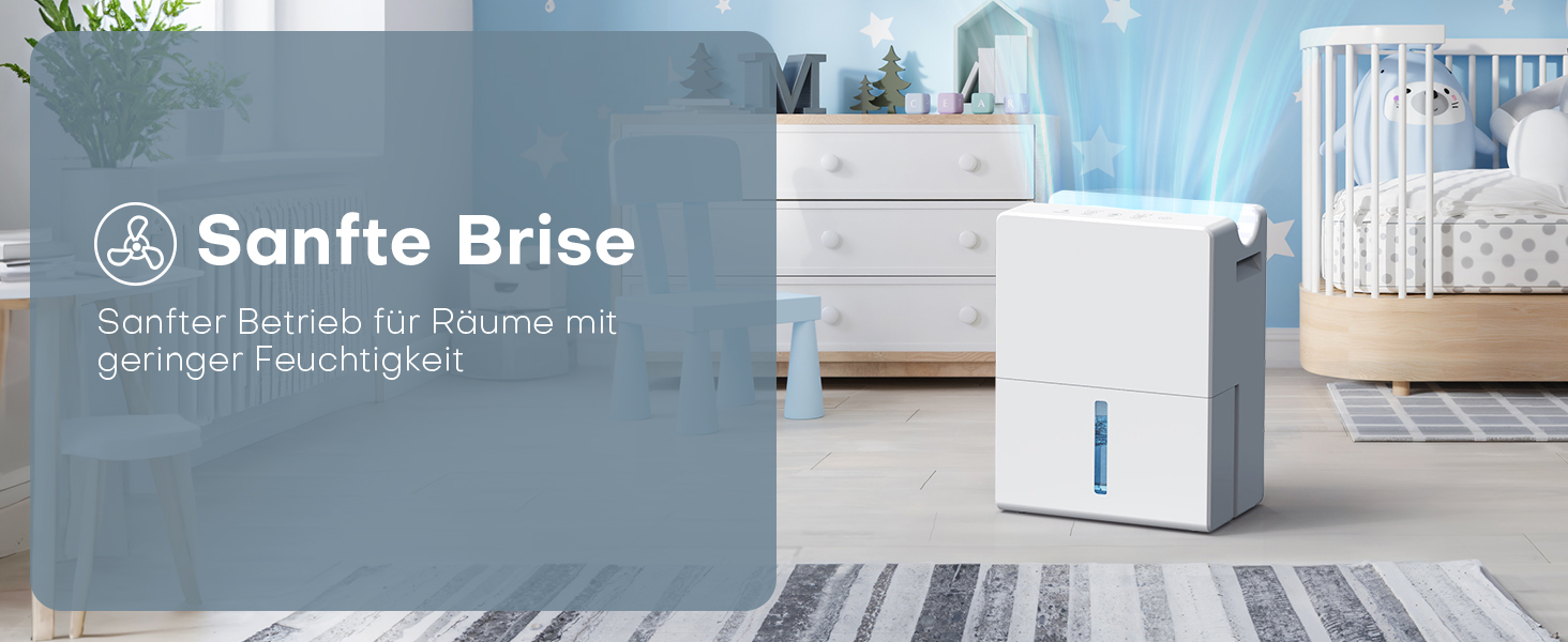 Електричний осушувач повітря 2700 мл для дому, потужний та тихий, 800 мл/день, для кімнат до 20 м², нічний режим, таймер, автоматичне відтавання