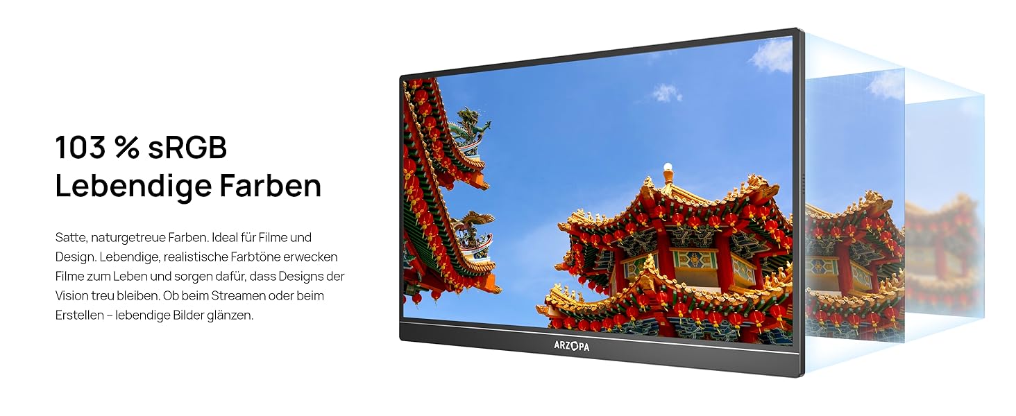 Портативний монітор ARZOPA 17.3