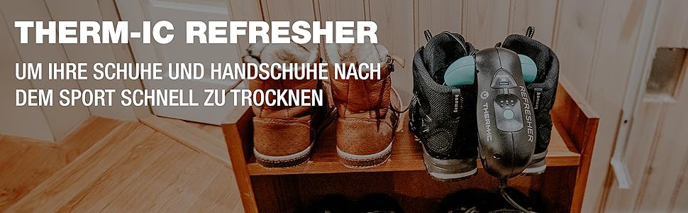 Осушувач для взуття Therm-ic THERMICREFRESHER з USB (EU), електричний пристрій для сушки взуття та рукавичок