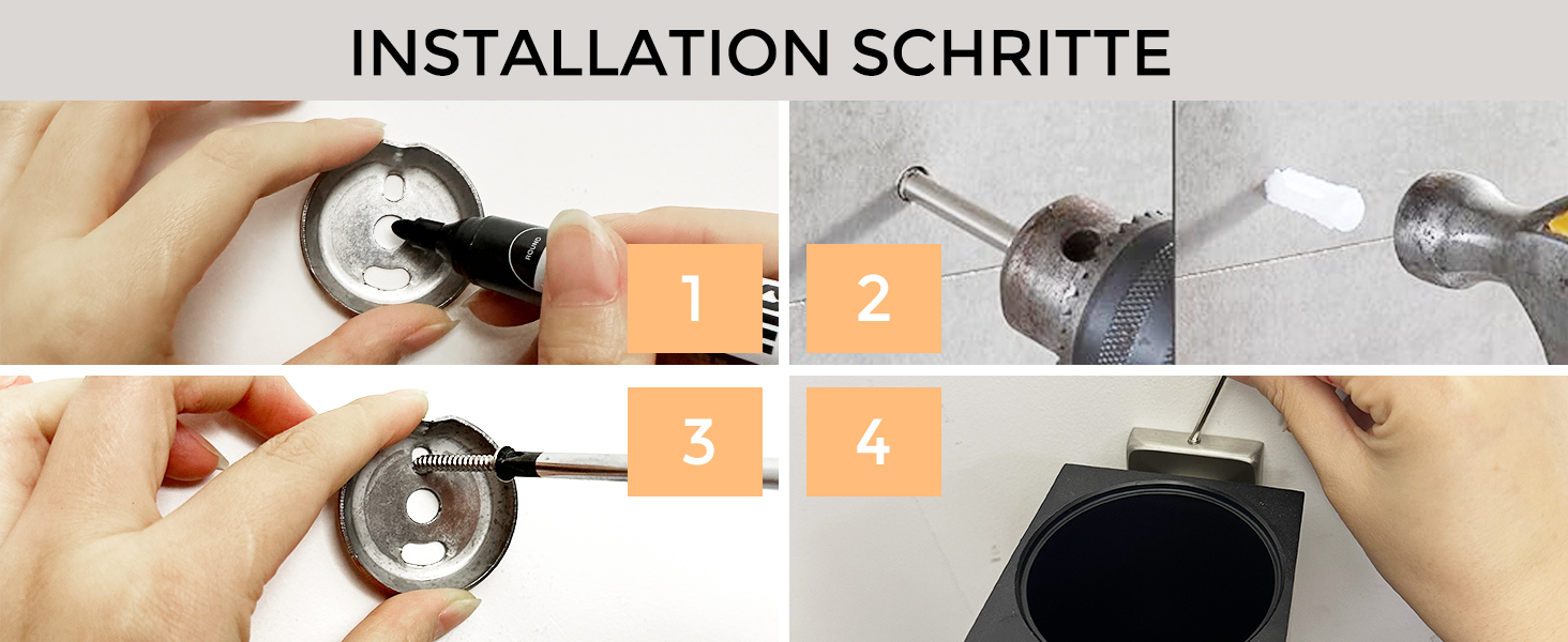 Набір для чищення унітазу WAVEWO з кріпленням на стіну, силіконова щітка та тримач, квадратна щітка з нержавіючої сталі 304, 2 насадки (срібна)