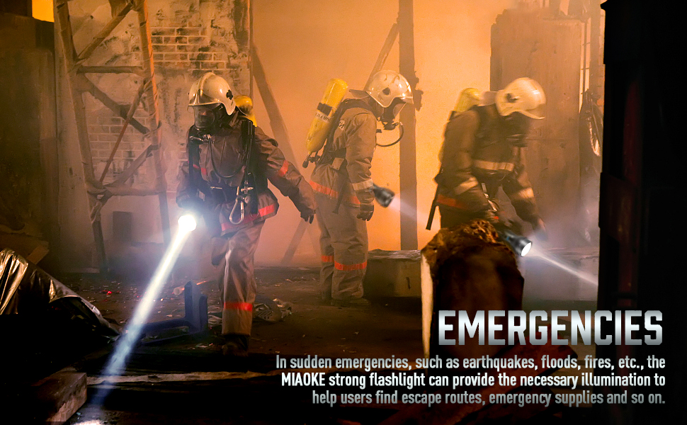 Ліхтарик LED MIAOKE 250000 люмен - надпотужний, перезаряджається, 3 режими, для полювання, кемпінгу, надзвичайних ситуацій