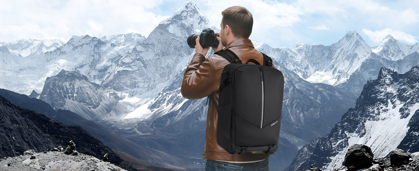 MOSISO Рюкзак для фотокамери, водонепроникний, для Canon/Nikon/Sony, з відділенням для ноутбука 16