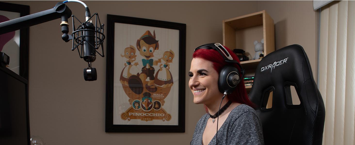 Мікрофон Blue Blackout Spark SL XLR з підставкою, конденсаторний, для запису, стрімінгу, подкастів, YouTube - чорний