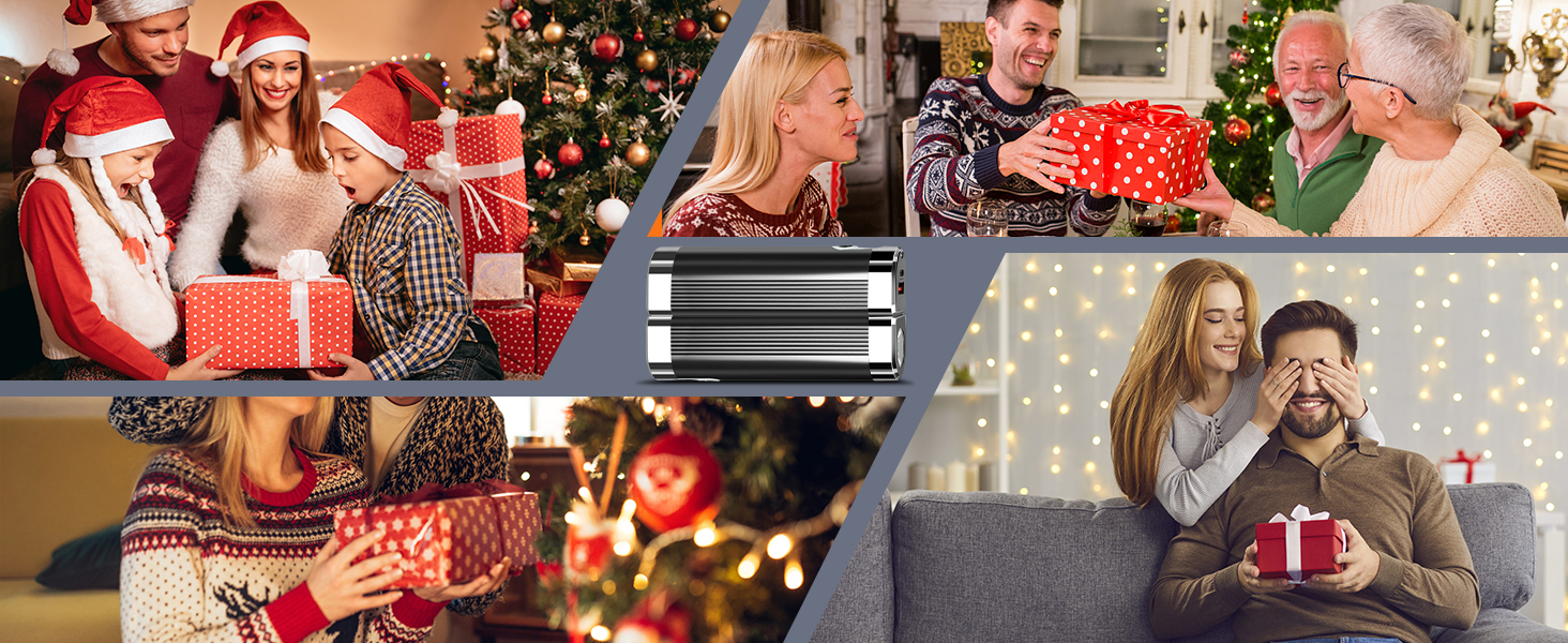 Електричний грілка для рук 2 шт., 10000mAh, USB, 3 рівні нагріву, чорний - для жінок, чоловіків, сім'ї, кемпінгу