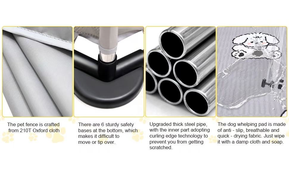 Кінець для цуценят у формі шестикутника, 122x65 см, сірий. Ігровий центр, манеж для цуценят, аксесуари для собак та цуценят