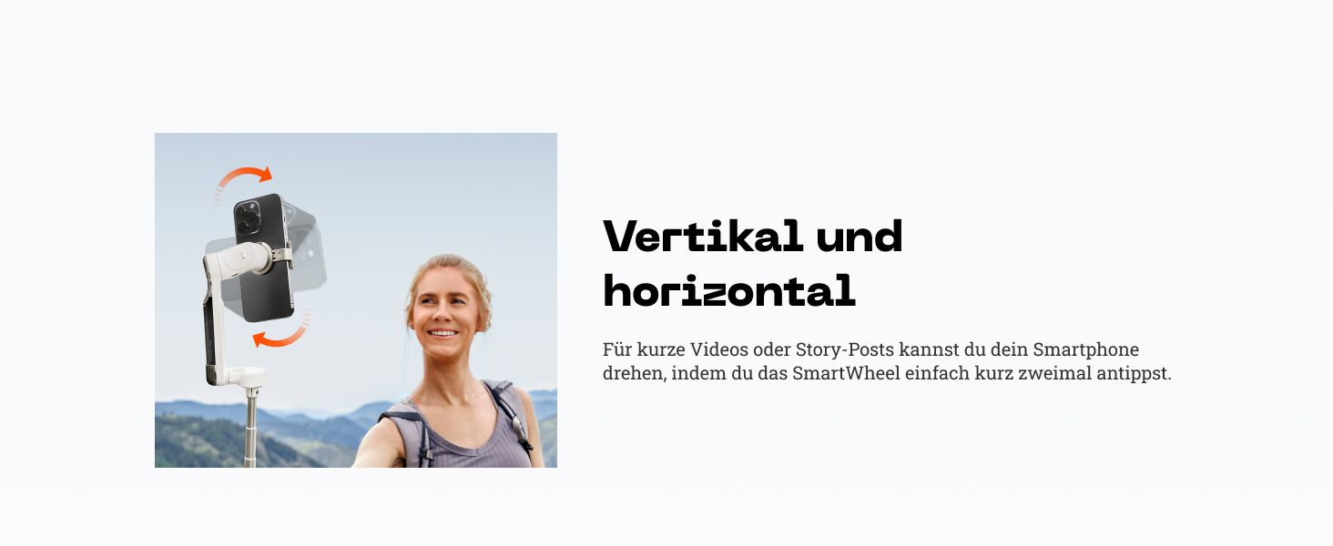 Insta360 Flow - Gimbal для смартфона з автотрекінгом, 3-осьова стабілізація, вбудований селфі-стік та штатив, білий