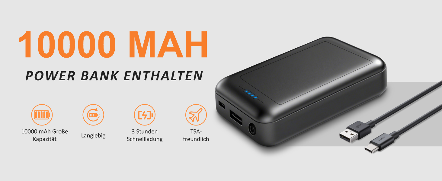 Обогревна жилетка Daen з акумулятором 10000 mAh, 3 рівня температури та 4 зони обігріву, для активного відпочинку та мотоциклів (S, чорний)