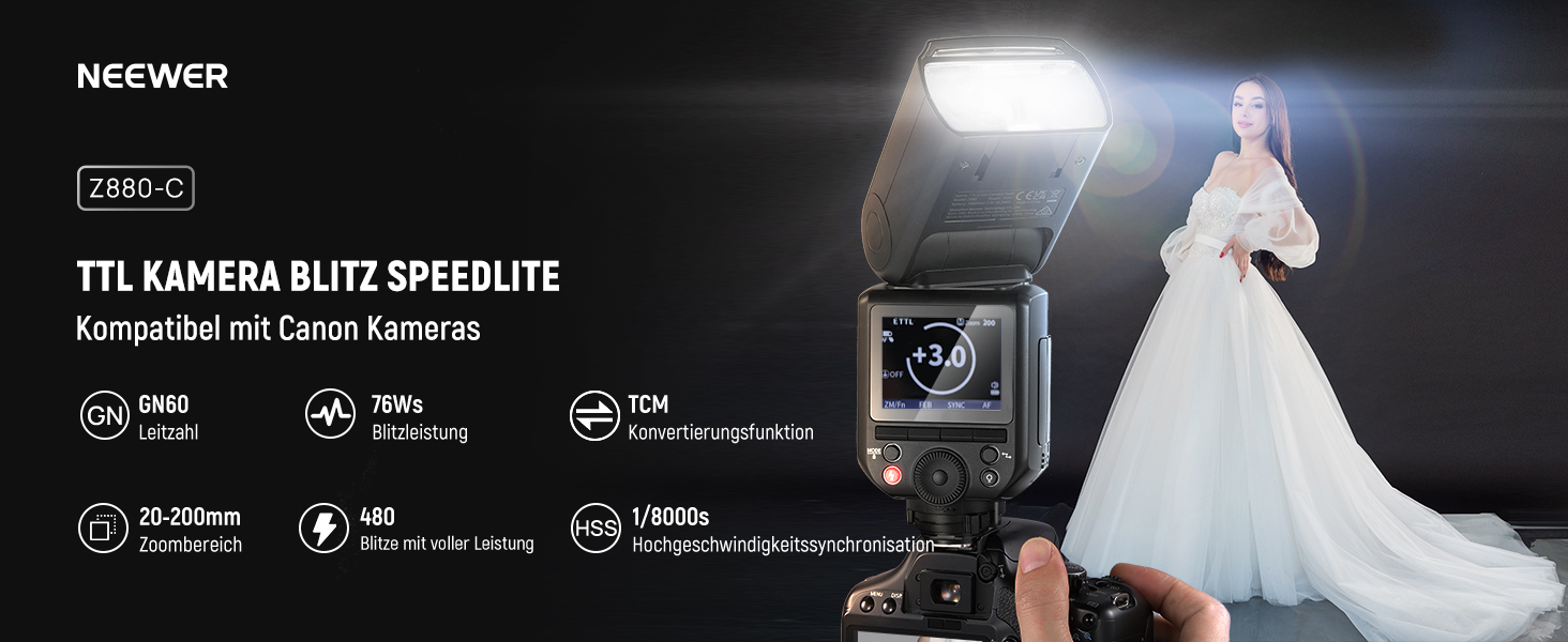 NEEWER TT560 Speedlite: спалаху для Canon, Sony, Nikon, Panasonic, Olympus, Pentax та інших DSLR камер