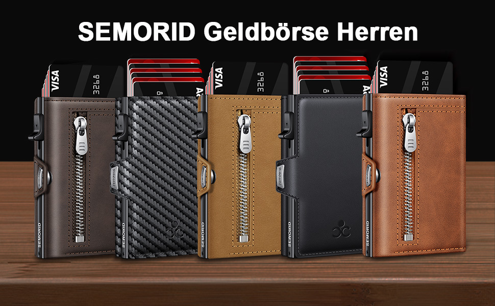 Чоловічий гаманець Portmonee з відділенням для монет, RFID захистом та Slim дизайном, для 9-11 карт, з кишеню для ID та купюр, чорний