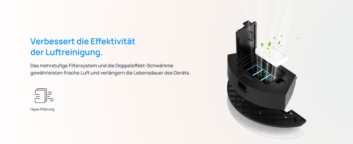 Робот-пилосос Vexilar W7 3-в-1 з функцією миття підлоги, потужність 4000Pa, сумісний з Alexa/App, для шерсті тварин, твердих підлог та килимів