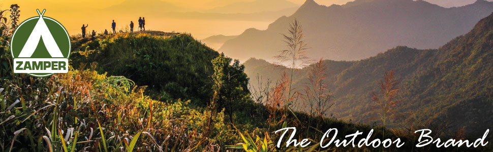 Тент Zamper Zelt-Plane 3x3m: водовідштовхуючий сонцезахисний тент для кемпінгу та відпочинку на природі (зелений)