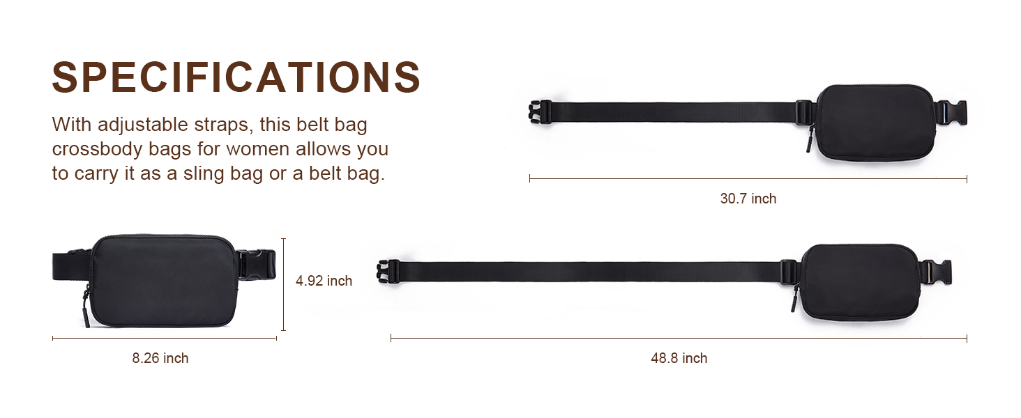 Сумка на пояс жіноча/чоловіча Telena, сумка через плече, кросбоді, поясна сумка, сумка на стегно, для спорту та повсякденного носіння, бежева