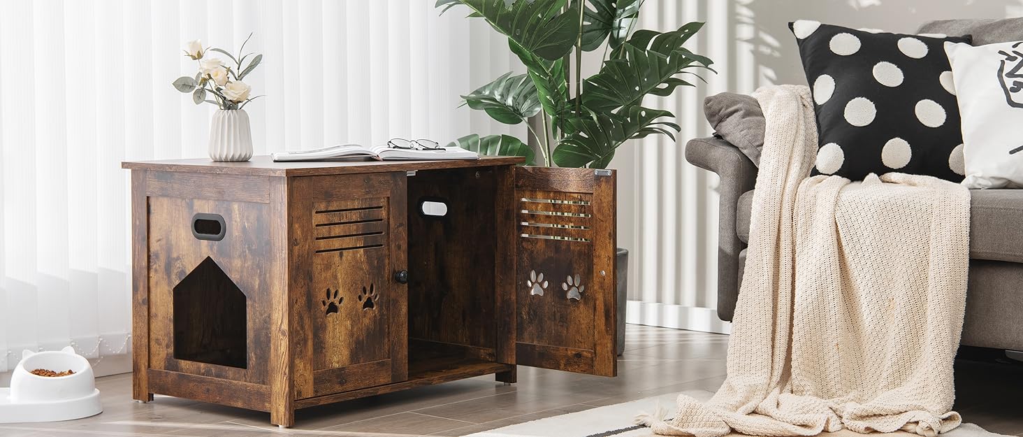 Сходи для котів SOARS, 4 сходинки, для тварин до 25 кг, сходи для собак, комплекс для котів, 61 x 41 x 60 см (Сірий)