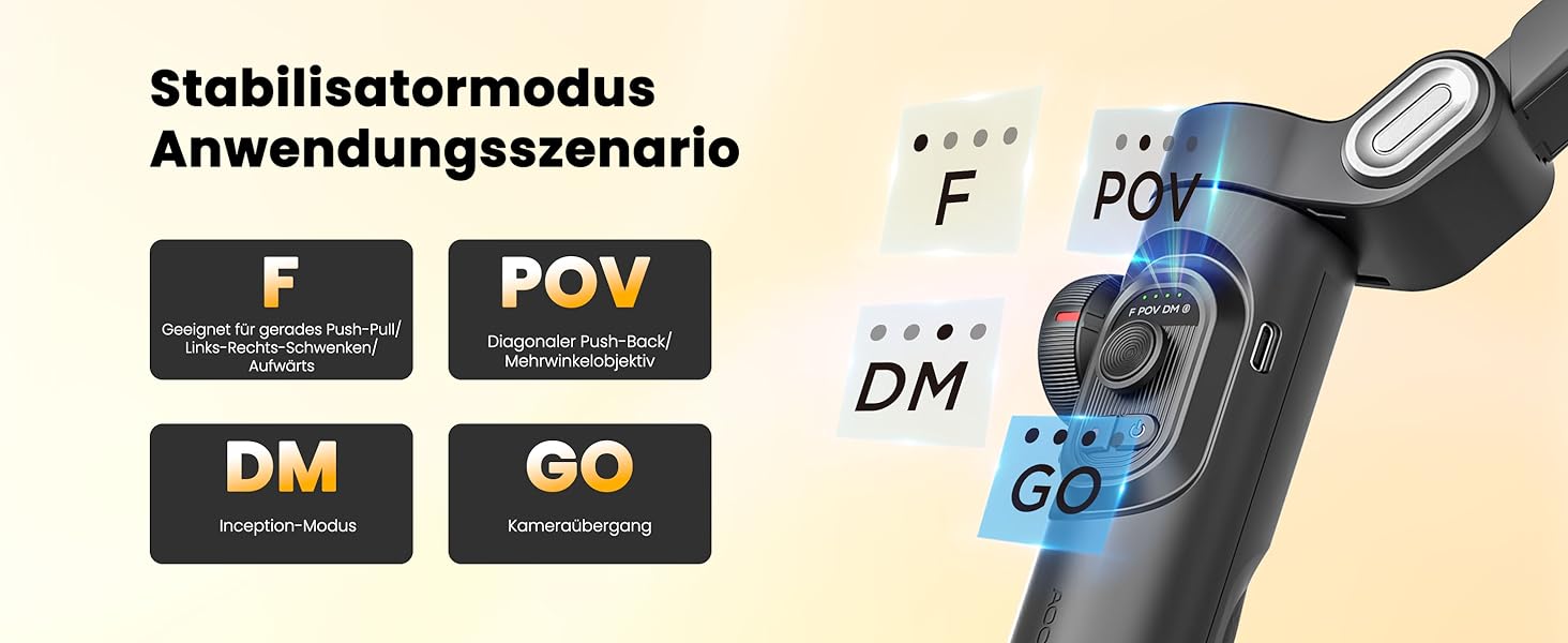 Стабілізатор для смартфона AOCHUAN 3-осьовий, складний, з фокусним колом, для iPhone та Android, Smart XE AI - для TikTok, YouTube, Vlog