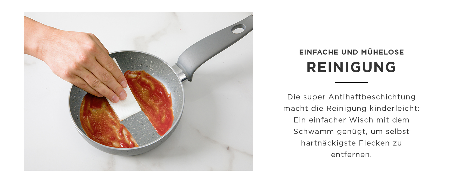 Набір каструль KASANOVA для традиційних плит, антипригарне покриття, набір посуду, здорове, швидке та рівномірне приготування їжі. Виготовлено в Італії (6 предметів)