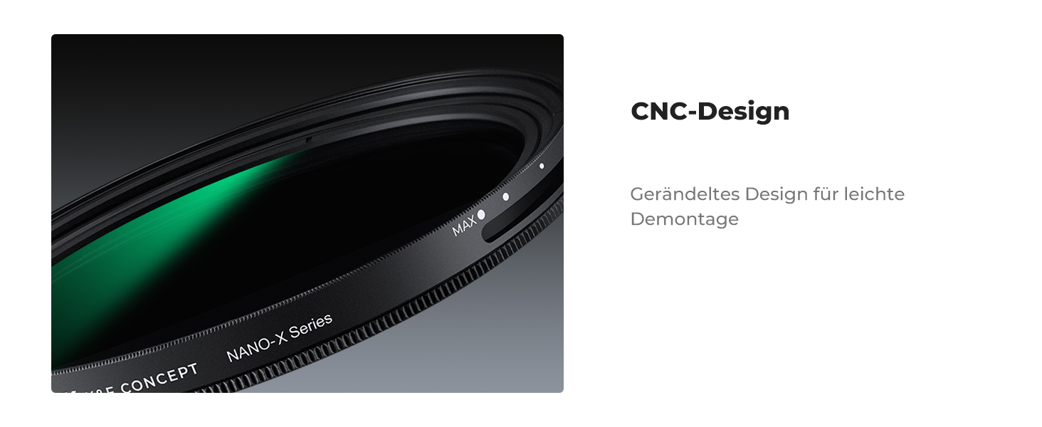 Фільтр K&F Concept 67mm 2-в-1: поляризаційний (CPL) та ND2-ND32 (1-5 ступенів затемнення)