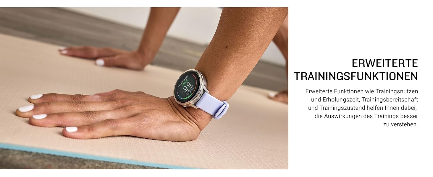 Розумний годинник Garmin Venu 4 - фітнес-трекер з AMOLED дисплеєм, 1,4