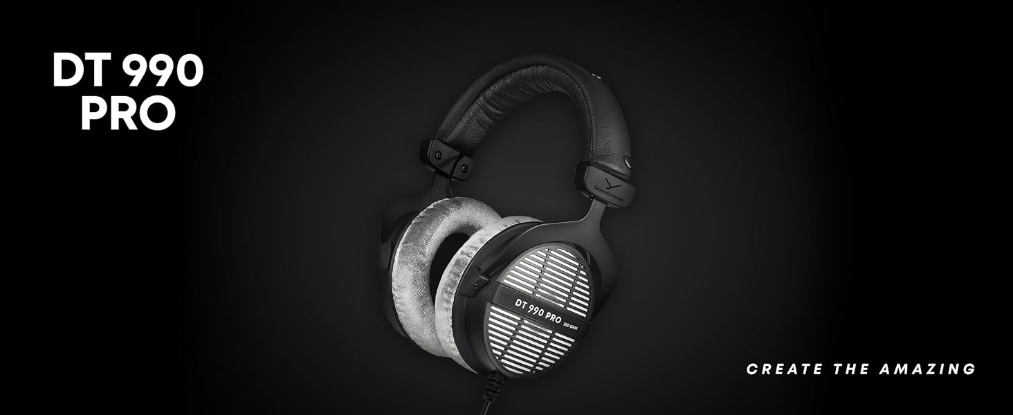 Beyerdynamic DT 990 PRO: навушники студійні, провідні, овер-ір, 250 Ом, Made in Germany