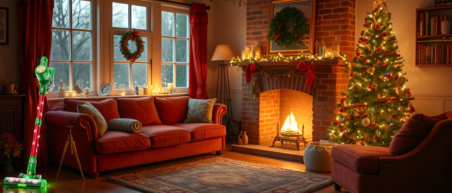 Бездротовий акумуляторний пилосос 48KPa/500W/55хв з LED-дисплеєм та зарядною станцією, для прибирання шерсті тварин, килимів, твердих поверхонь та авто, колір: зелений