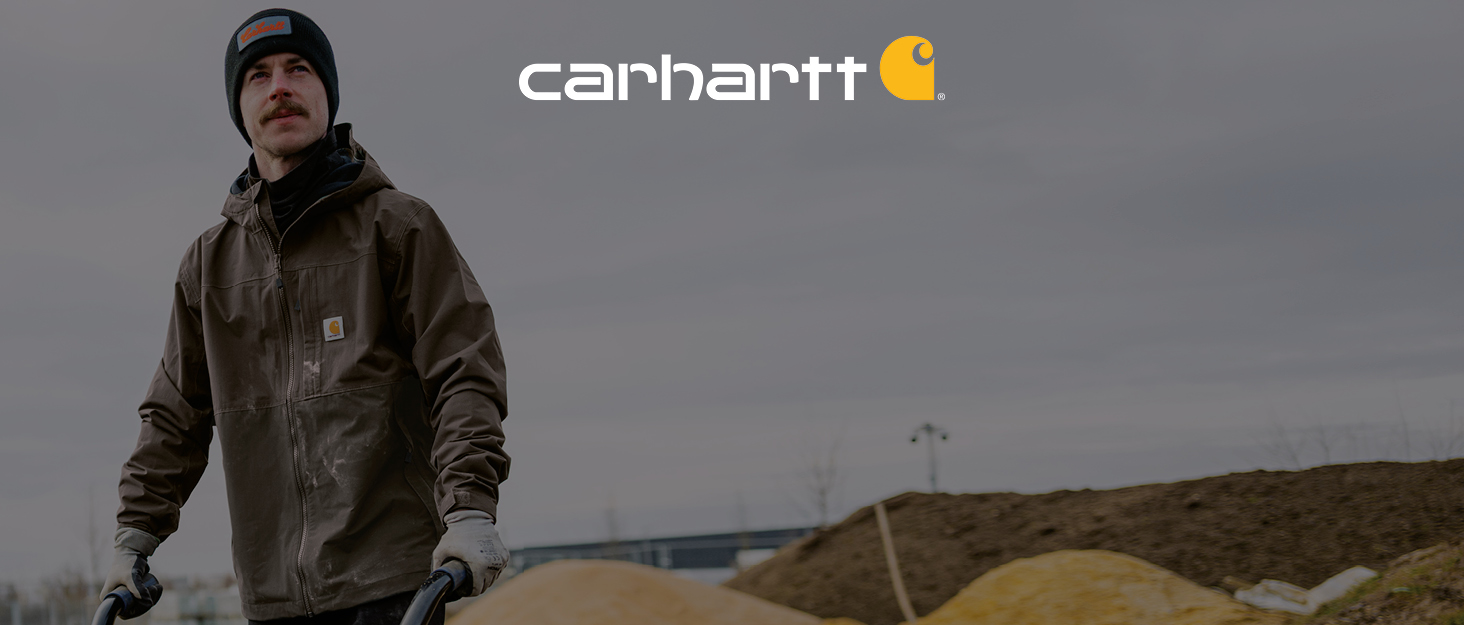 Світшот з капюшоном Carhartt Sleeve Logo для чоловіків, чорний, розмір S