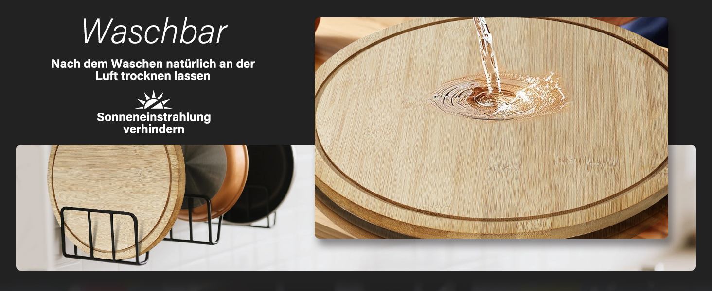 Підставка для тортів з кришкою, 6-в-1, дерев'яна, обертова, для декорування тортів