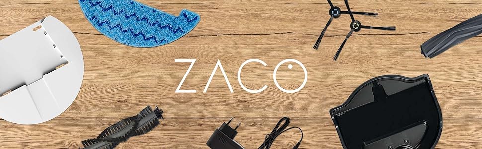 Робот-пилосос ZACO з функцією миття, 2.5л станція зарядки до 60 днів, лазерна навігація, 3000Pa, 2в1, ідеально для шерсті тварин, розпізнавання килима, тихий, керування через додаток та Alexa (комплект: A9s)