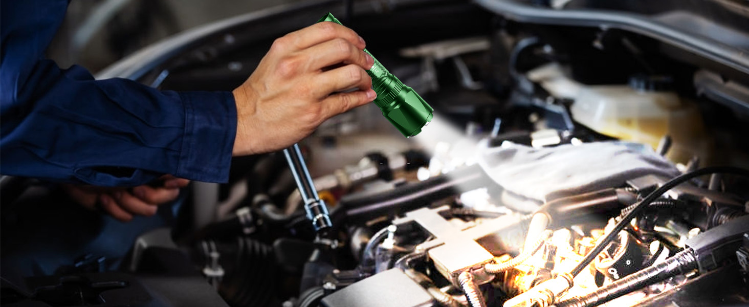 Тактичний ліхтарик Gearlite: перезарядна LED лампа 3000 люмен з зумом, 3 режими, водонепроникний IP65, для кемпінгу, риболовлі, тактики