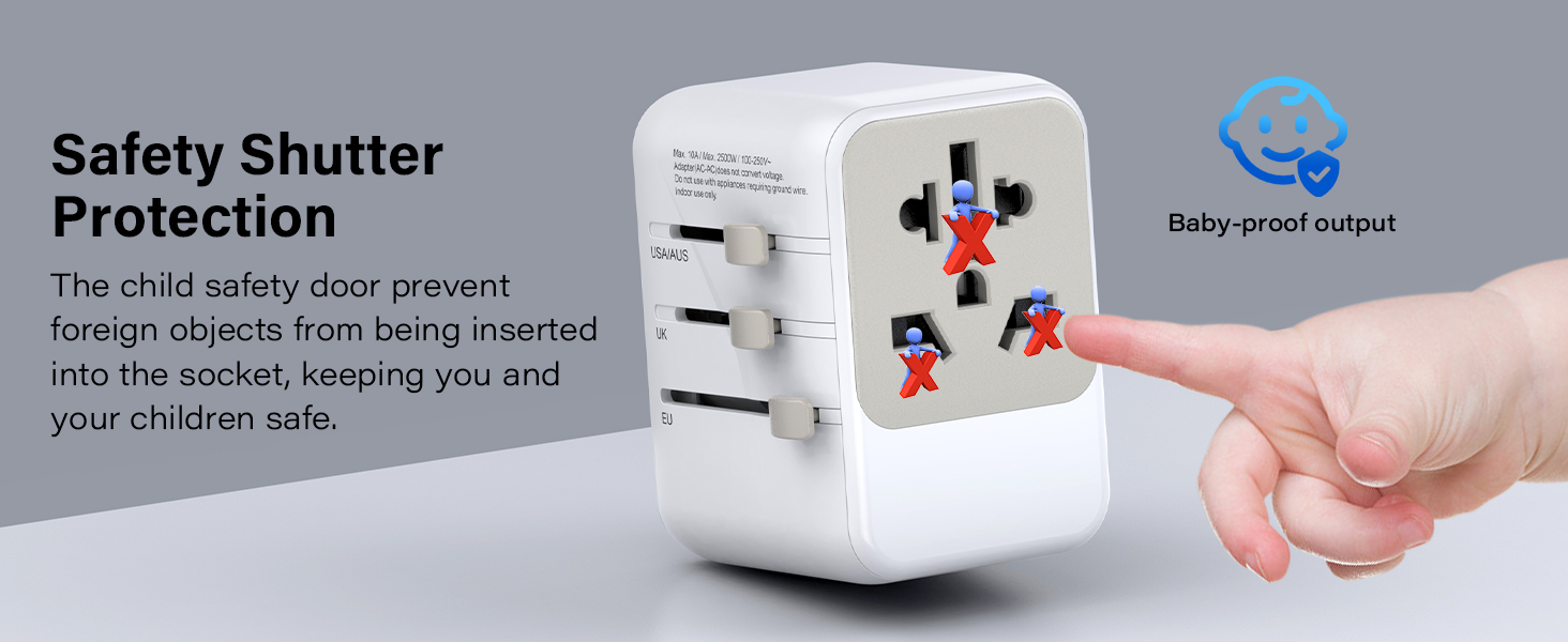 Зарядний пристрій USB C 65W, 3 порти, з кабелем 2м, для MacBook, iPhone, Switch, Galaxy, Tablet, Laptop