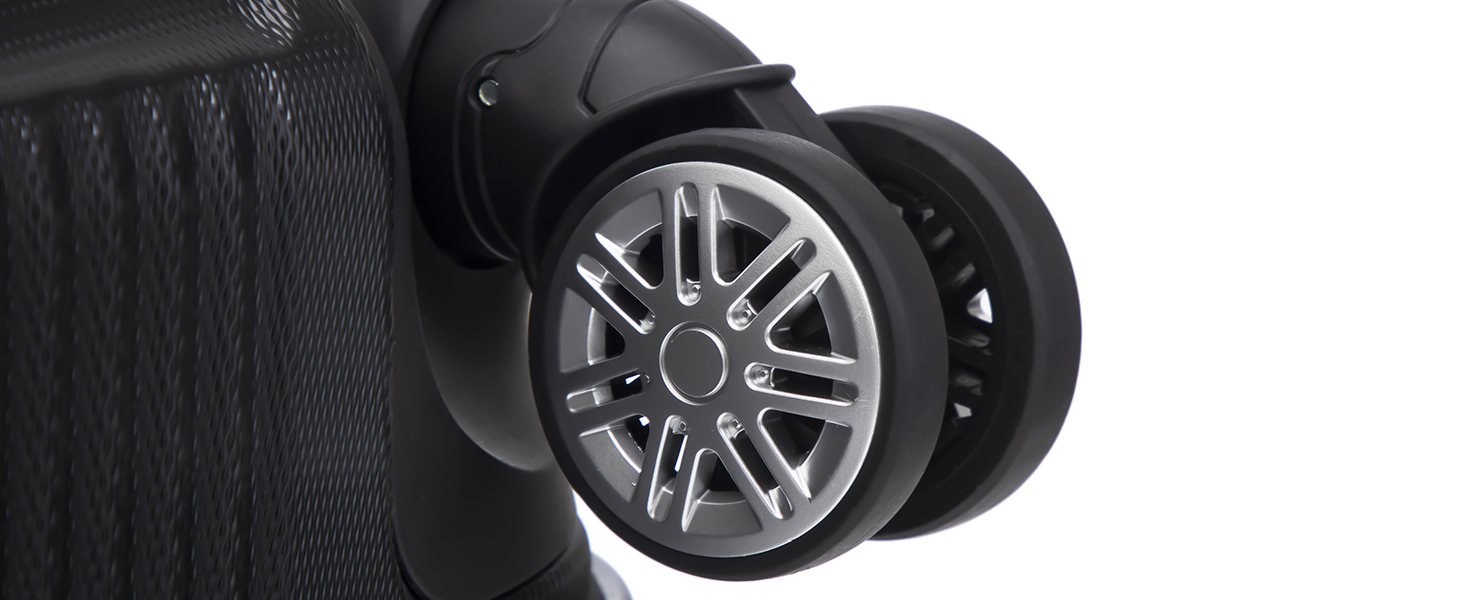 Набір валіз-ролерів (3 шт.): M, L, XL, білий слонова кістка. Сучасний набір валіз з жорсткою оболонкою, 4 колеса, захисне замкове механізм, зручна ручка.