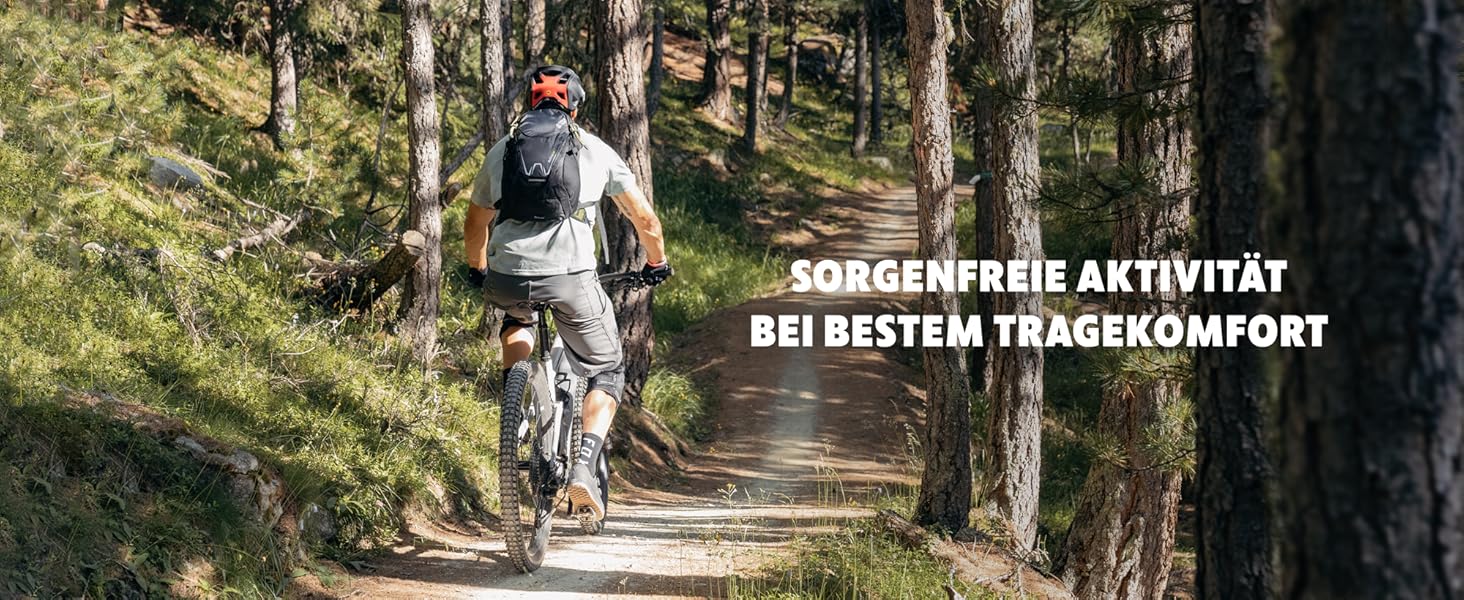 Туристичний рюкзак 20 л Active 20 Premium з вентиляцією спини, дощовиком і кріпленням для питної системи, з дихаючої 3D сітки, для походів, з поясним ременем