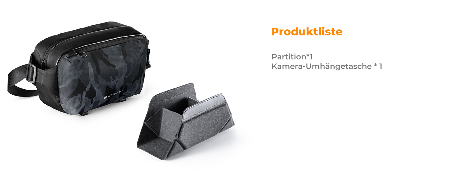 Рюкзак для камери K&F Concept, сумка через плече, фотосумка, камери, сумісний з Canon/Nikon/Sony/DJI Mavic, камуфляж M