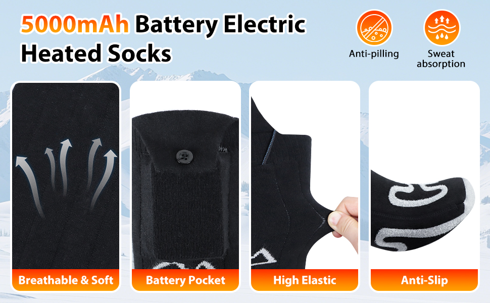 Loowoko Гріючі шкарпетки - зігрійте ноги в холодну погоду