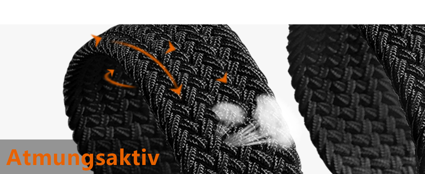 Набір з 2 еластичних тканинних ременів для жінок та чоловіків – регульовані, 3,3 см, довжина 100-120 см (чорний + синій), 100 см