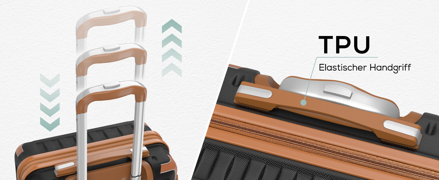 Набір валіз Melalenia 7шт з жорстким корпусом, легкий, на 4 колесах, з TSA-замком. Включає косметичку, сумку для подорожей та кулькову сумку. Чорний колір.