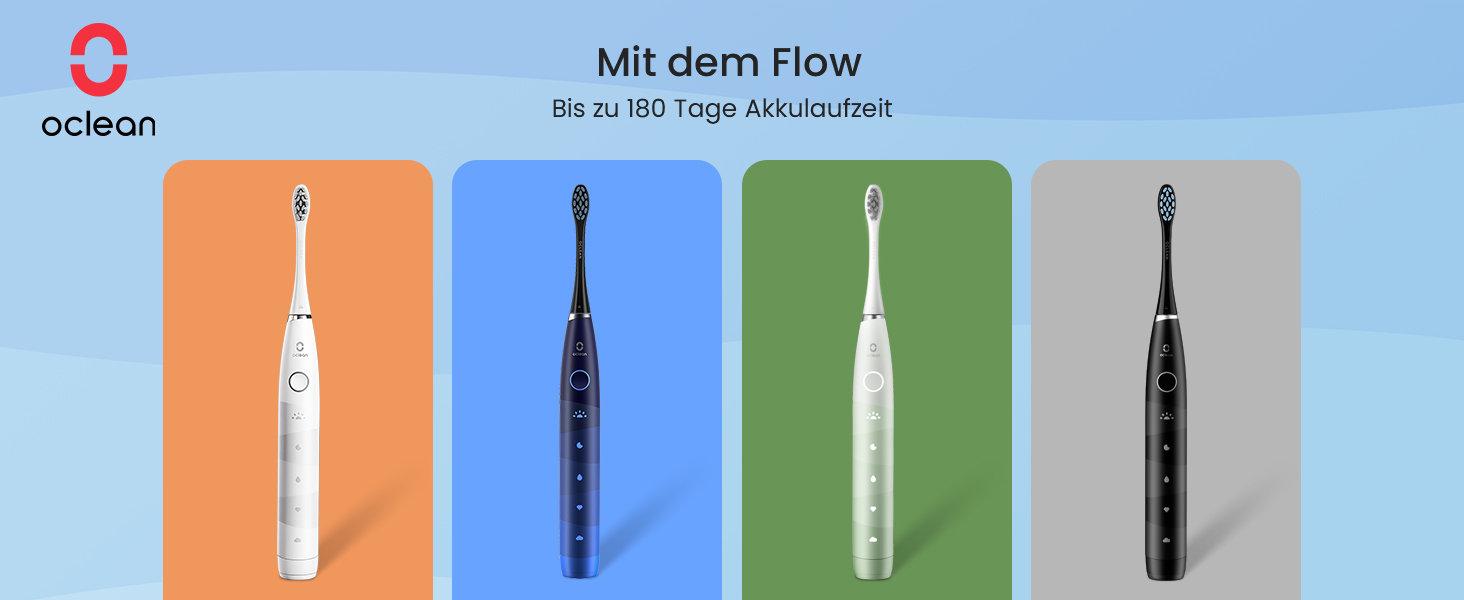 Oclean Find Duo Set: Електрична зубна щітка 2 шт. з 5 режимами, акумулятор 180 днів, IPX7, рожевий & блакитний